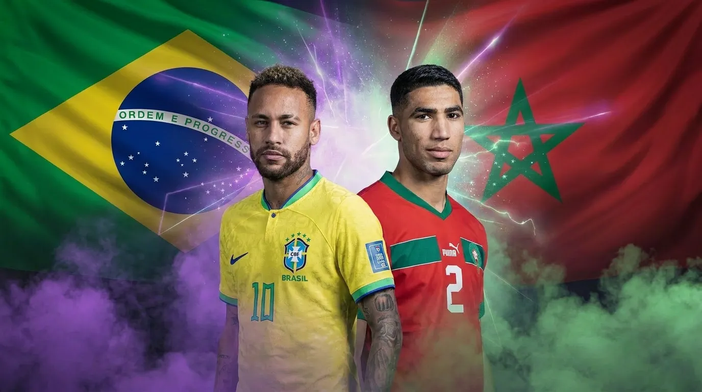 Brazil versus Morocco
